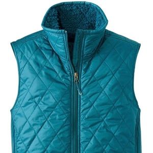 LL Bean Outdoor Insulated Teal Vest